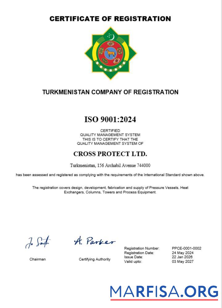 Realistic Turkmenistan business registration certificate Word and PDF template